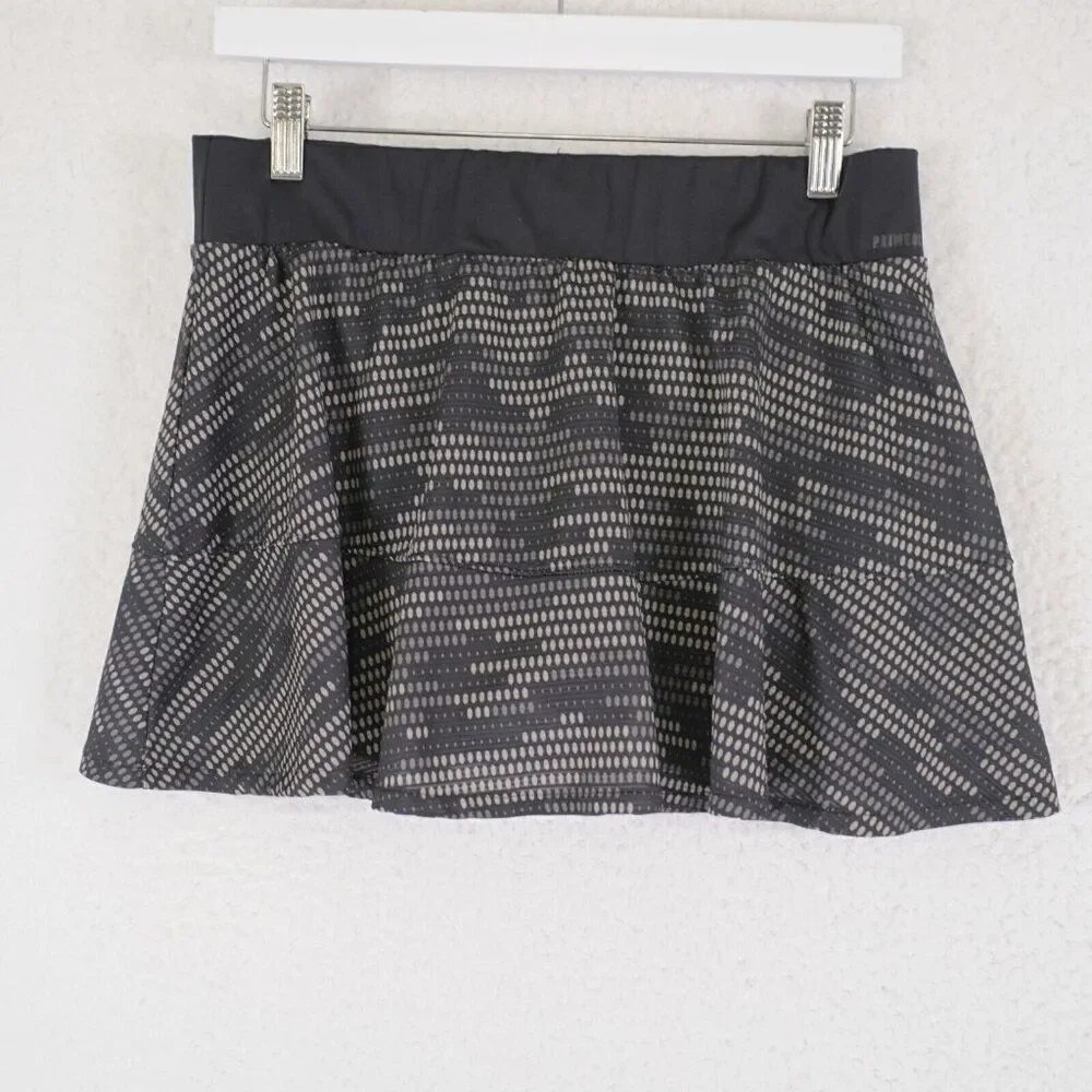 Adidas Primeblue Black Gray‎ Gradient Large Skort Skirt